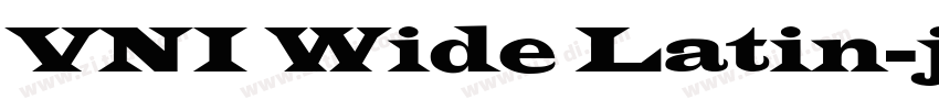 VNI Wide Latin字体转换